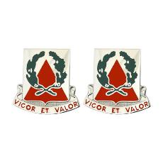 41st Engineer Battalion Unit Crest (Vigor Et Valor)